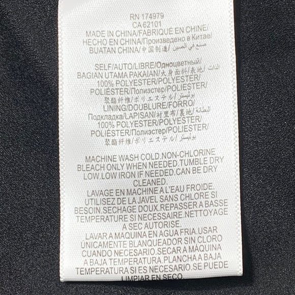 BCBGMAXAZRIA Women’s Black One Shoulder Velvet Cocktail Dress Size 4 NWT - Picture 10 of 10